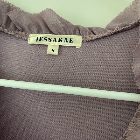 Jessakae Purple Wrap Dress - Picture 6 of 8